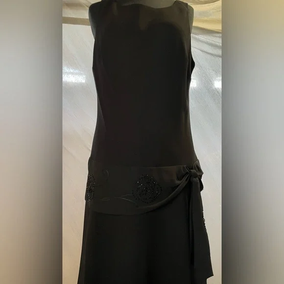Evan Picone | Dresses | Evanpicone Cocktail Embellished Dress Size 6 Black 